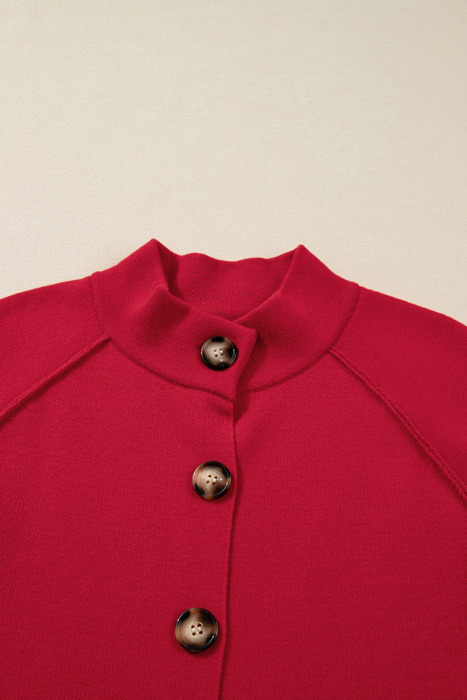 Love Kuza - Scarlet Grace Button Jacket
