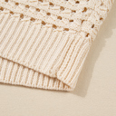  Love Kuza - Soft Breeze Crochet Zip Cardigan