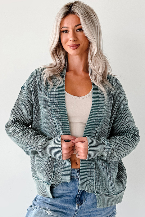 Love Kuza - Misty Bay Chenille Cardigan
