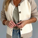  Love Kuza - Cozy Harmony Colorblock Cardigan