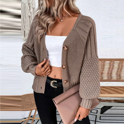 Love Kuza - Warm Latte Textured Cardigan