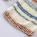 Love Kuza - Coastal Breeze Striped Knit Hoodie