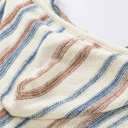  Love Kuza - Coastal Breeze Striped Knit Hoodie