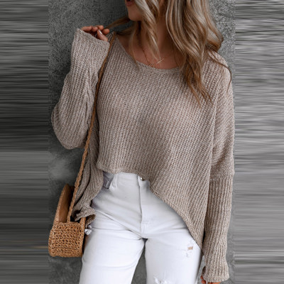 Love Kuza - Cozy Drift Asymmetrical Knit Top