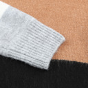  Love Kuza - Cozy Contrast Stripes Sweater