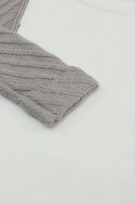 Love Kuza - Maple Mist Colorblock Sweater