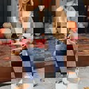  Love Kuza - Maple Mist Colorblock Sweater