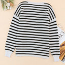  Love Kuza -Metro Pop Stitch Stripe Sweater