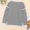 Love Kuza -Metro Pop Stitch Stripe Sweater