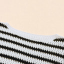  Love Kuza -Metro Pop Stitch Stripe Sweater