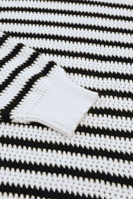 Love Kuza -Metro Pop Stitch Stripe Sweater