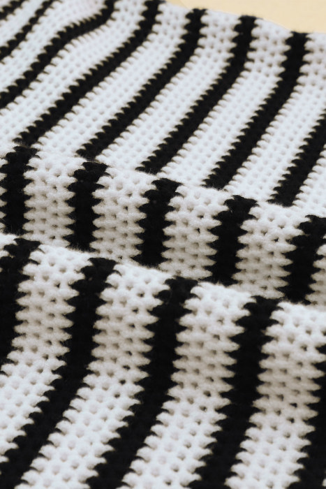 Love Kuza -Metro Pop Stitch Stripe Sweater