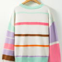  Love Kuza - Candy Cloud Stripe Sweater