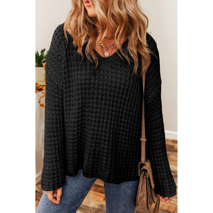 Love Kuza - Midnight Ease Knit Sweater