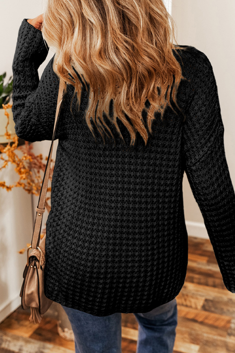 Love Kuza - Midnight Ease Knit Sweater