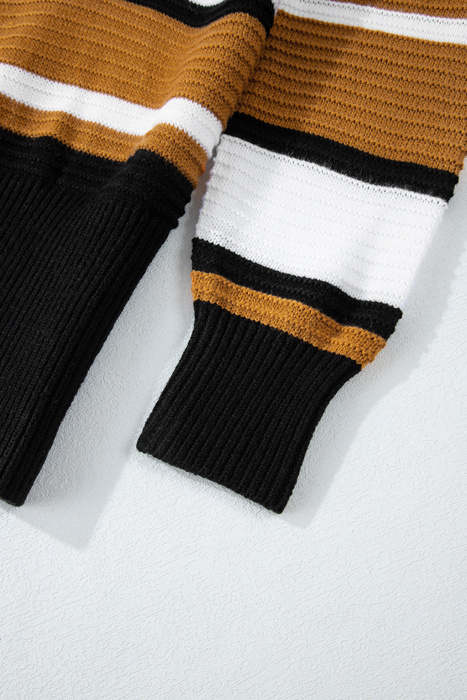 Love Kuza - Autumn Axis Striped Sweater