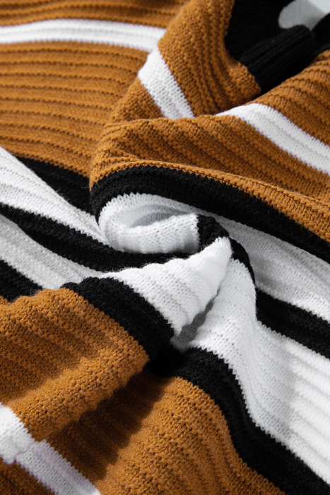 Love Kuza - Autumn Axis Striped Sweater