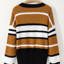  Love Kuza - Autumn Axis Striped Sweater