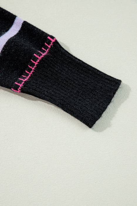 Love Kuza - Midnight Carnival Stripe Sweater