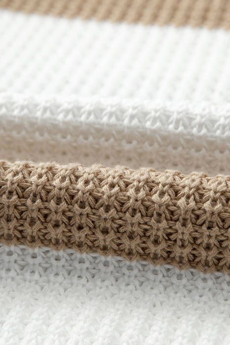 Love Kuza - Honeycomb Haven Striped Sweater