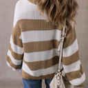  Love Kuza - Honeycomb Haven Striped Sweater