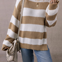  Love Kuza - Honeycomb Haven Striped Sweater