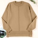  Love Kuza - Caramel Coastline Seam Sweater