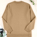  Love Kuza - Caramel Coastline Seam Sweater
