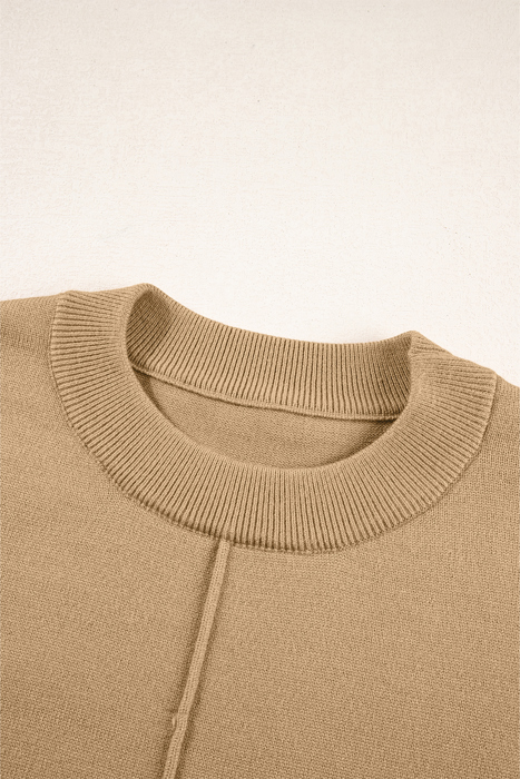 Love Kuza - Caramel Coastline Seam Sweater