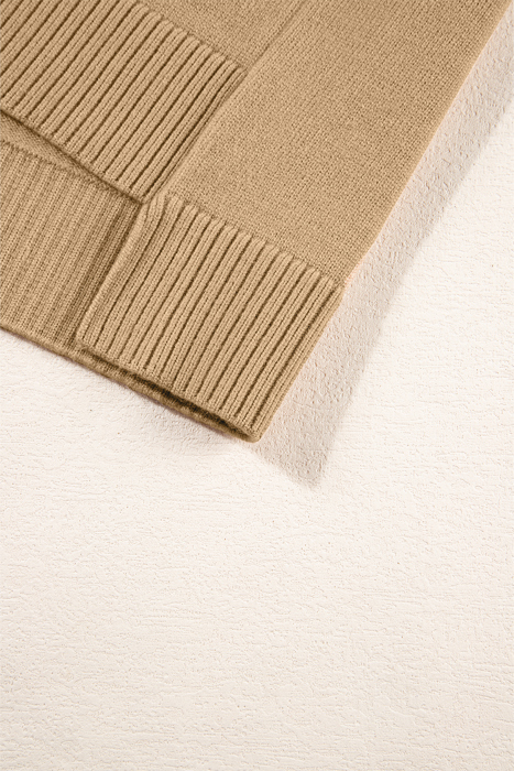 Love Kuza - Caramel Coastline Seam Sweater