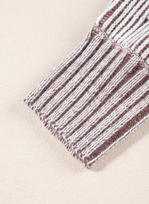 Love Kuza - Coffeehouse Calm Striped Sweater