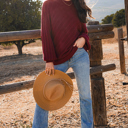  Love Kuza - Mulberry Luxe Cable Sweater