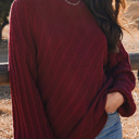  Love Kuza - Mulberry Luxe Cable Sweater