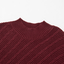 Love Kuza - Mulberry Luxe Cable Sweater