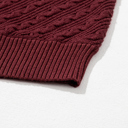  Love Kuza - Mulberry Luxe Cable Sweater