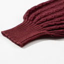  Love Kuza - Mulberry Luxe Cable Sweater