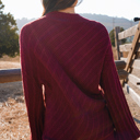  Love Kuza - Mulberry Luxe Cable Sweater