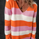  Love Kuza - Sunset Sorbet Stripe Sweater