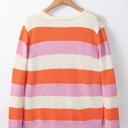  Love Kuza - Sunset Sorbet Stripe Sweater