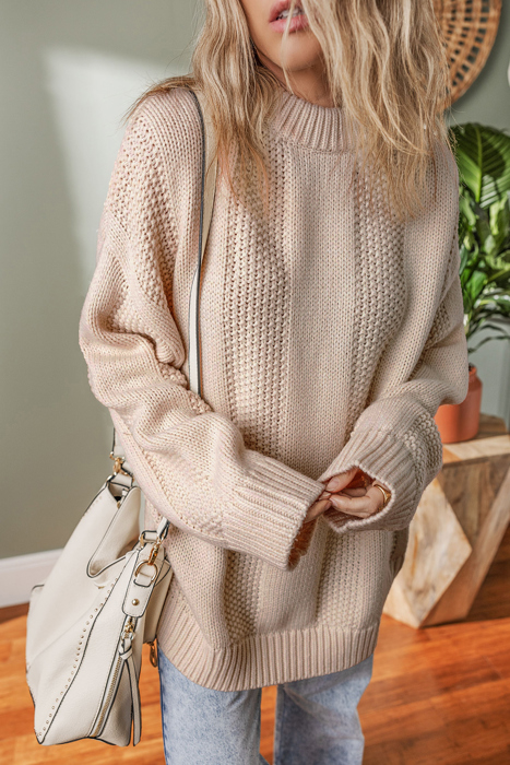 Love Kuza - Soft Sands Textured Sweater