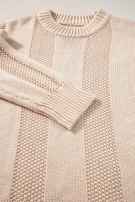 Love Kuza - Soft Sands Textured Sweater