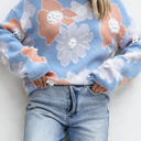  Love Kuza - Cloud Blossom Knit Sweater