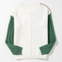  Love Kuza - Sage Trail Colorblock Sweater