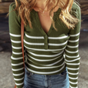  Love Kuza - Olive Horizon Henley