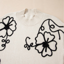  Love Kuza - Wildflower Sketch Sweater