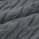  Love Kuza - Varsity Charm Cable Knit Sweater