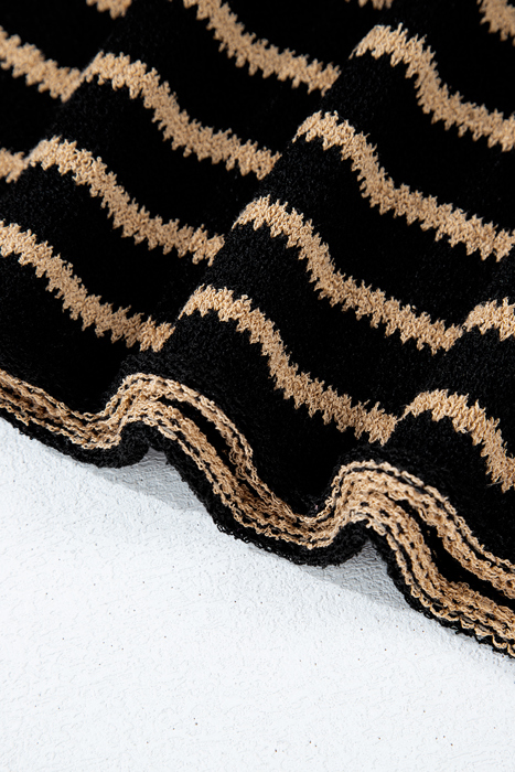 Love Kuza - Timeless Striped Knit Pullover Sweater