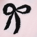  Love Kuza - Sweet Bow Charm Knit Sweater
