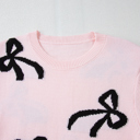  Love Kuza - Sweet Bow Charm Knit Sweater
