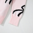  Love Kuza - Sweet Bow Charm Knit Sweater